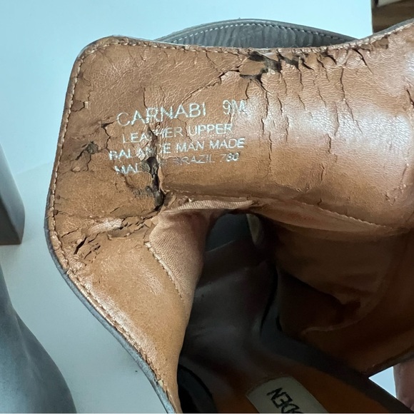 Steve Madden Carnabi chunky heel sandal, women’s size 9M, well loved, gray - Picture 9 of 9